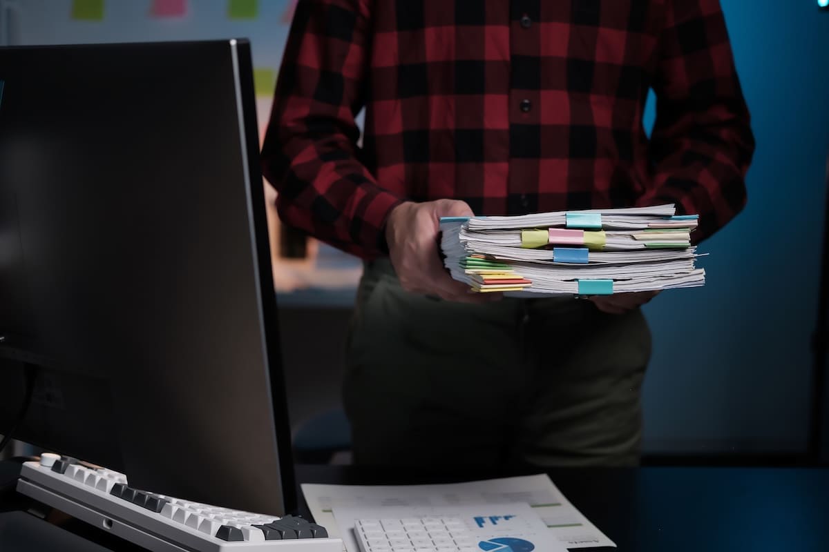 Papierdokumente digital