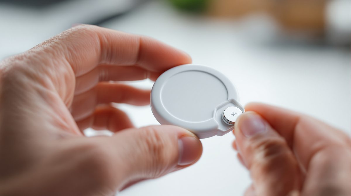 AirTag deaktivieren – Batterie wird aus dem AirTag entfernt