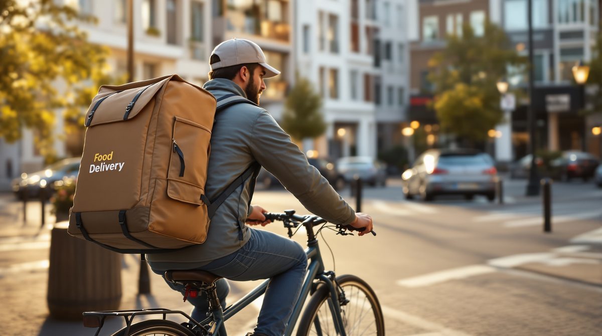 Gig Economy Plattformarbeit – Lieferfahrer als typisches Beispiel für Gig-Worker