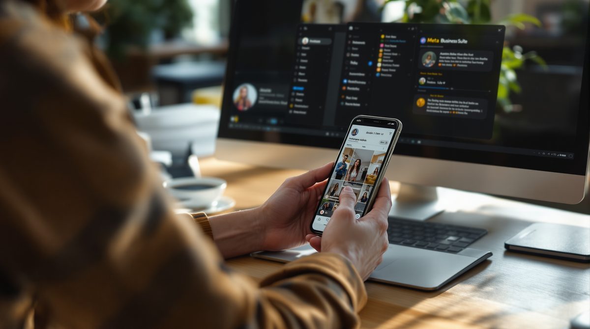 Social Media Manager fügt Instagram Admin über Meta Business Suite hinzu