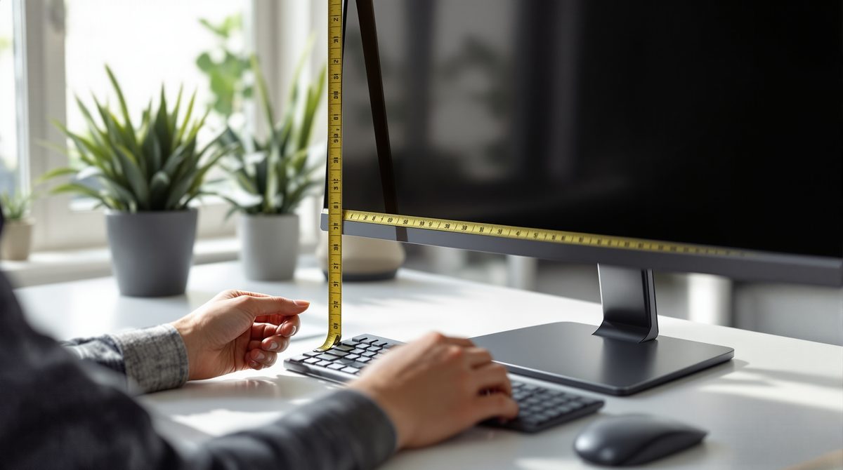 Monitor-Diagonale mit Maßband messen – so bestimmt man die Zoll-Größe des Bildschirms